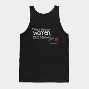 Women Empowerment : Red Rose Edition Tank Top